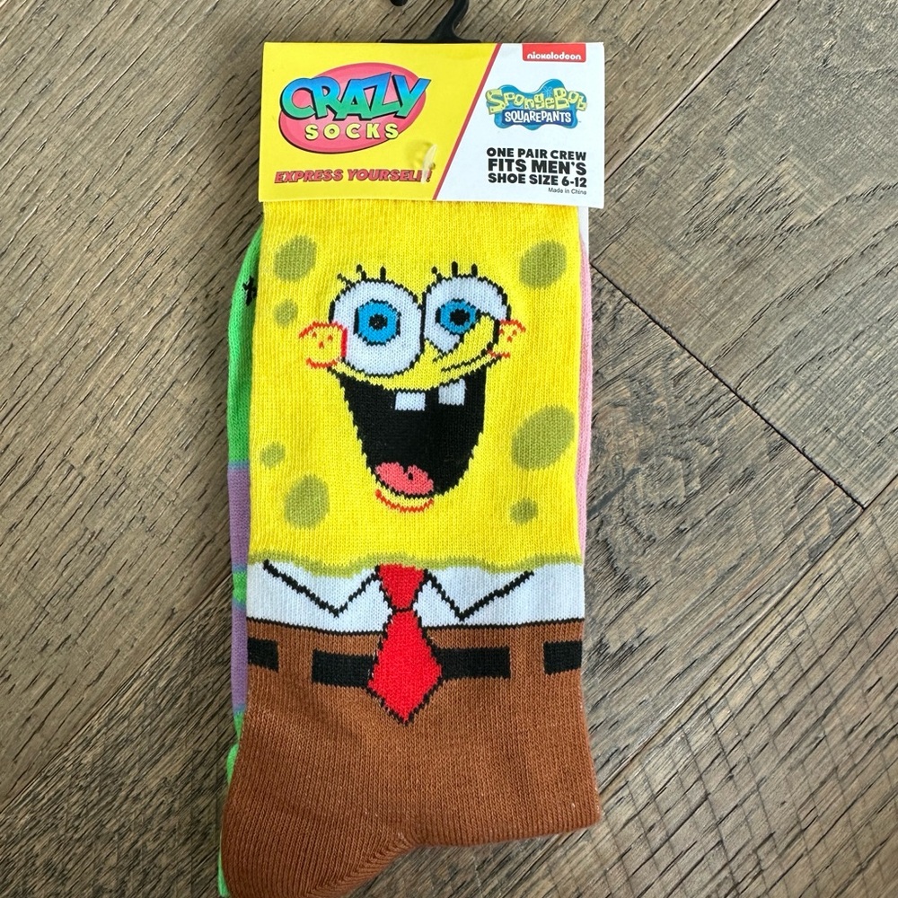 Crazy Socks - Spongebob & Patrick